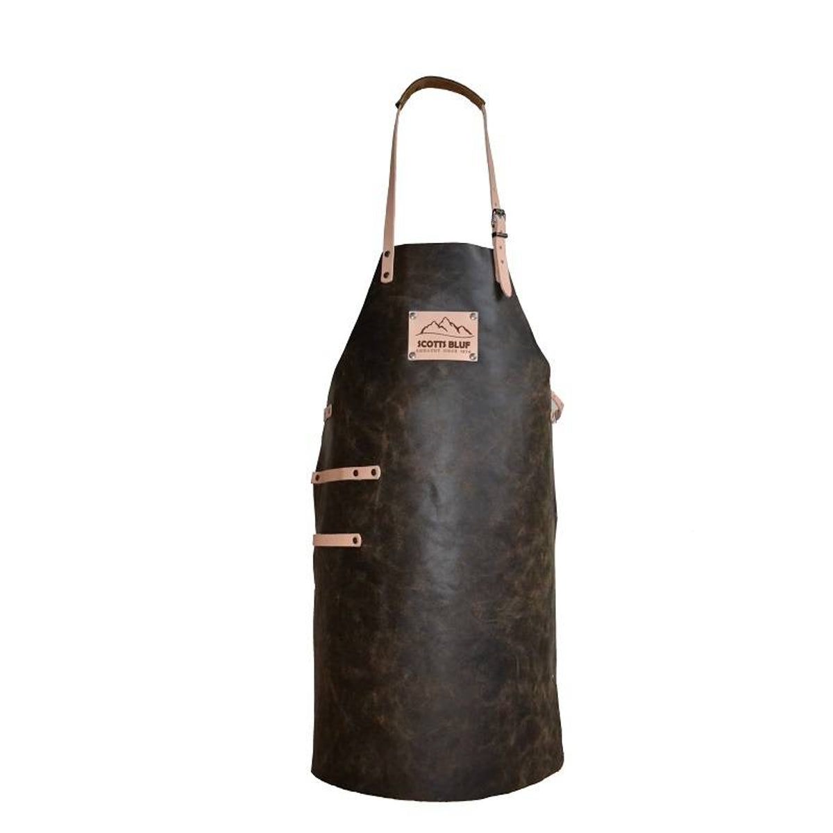 BBQ Schort Scottsbluf zwart/tan used look