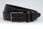 3,5cm luxe Kroko print bruine leren riem