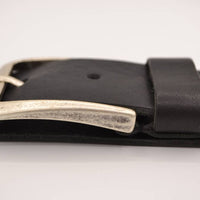 mooie zwarte vintage volnerf jeansriem