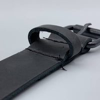 Antraciet stoere kinderriem 