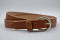 cognac echt lederen dames riem