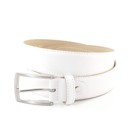Witte nette herenriem