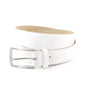 Witte nette herenriem