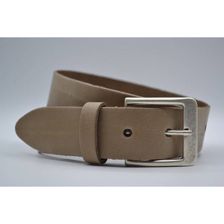 echt lederen taupe dames/heren riem