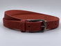 2cm brede damesriem met rode slangenprint