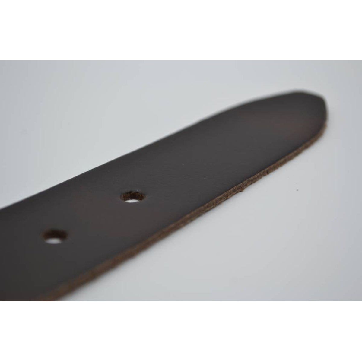 4cm donker bruine split lederen riem.