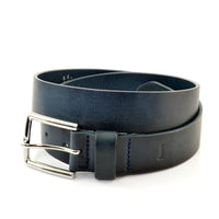 Blauwe 3,5 cm brede Vespa riem. 