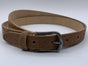 2cm brede damesriem met cognac slangenprint