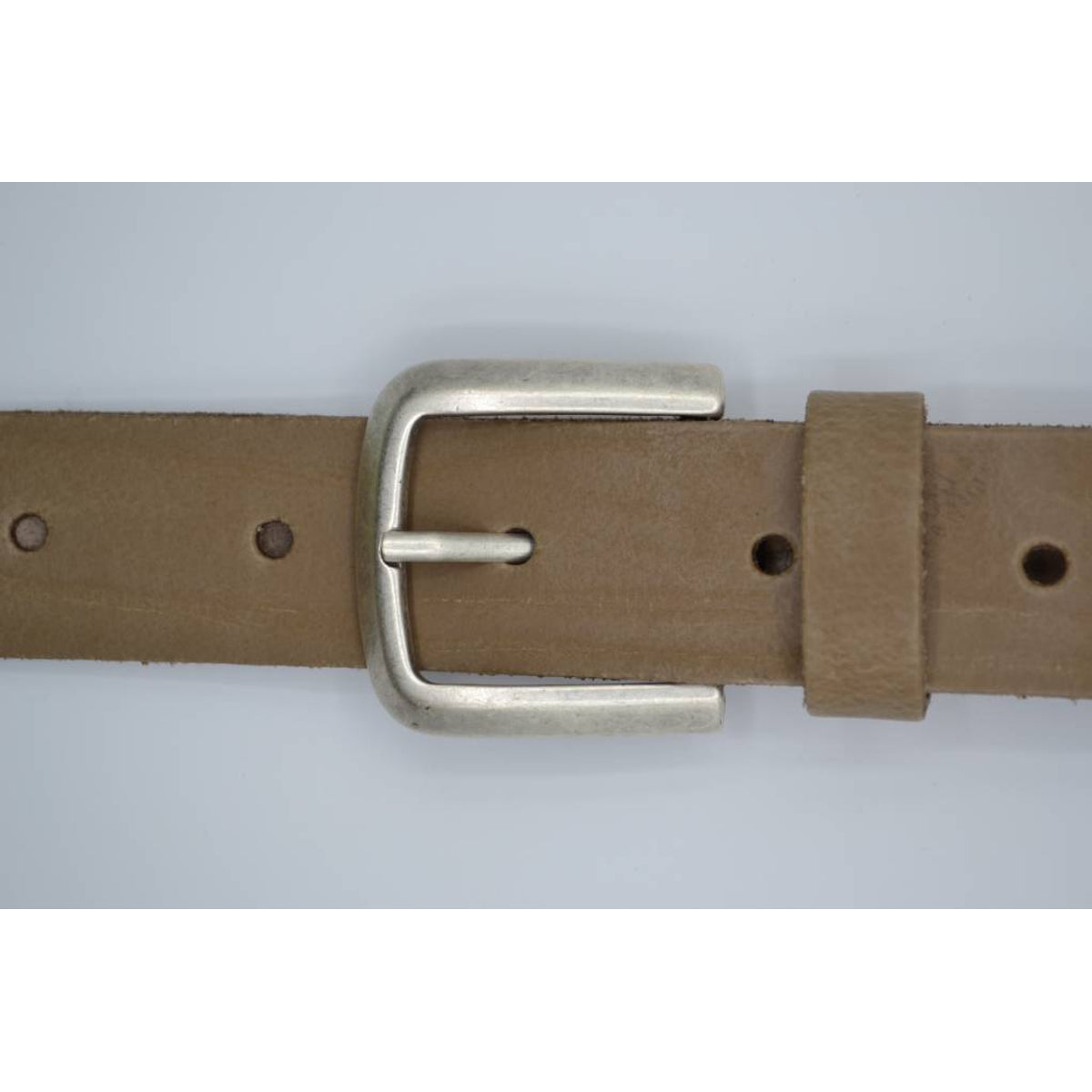 split lederen taupe dames/heren riem