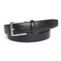 zwart gladde heren riem