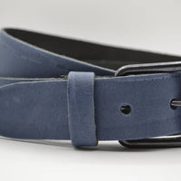 split lederen blauwe casual dames/heren riem