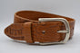4cm croco cognac italiaans volnerf lederen casual riem
