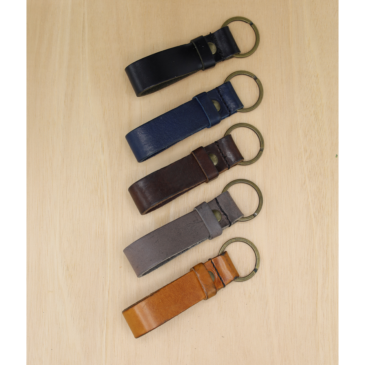 Vintage Sleutelhanger met naam of logo