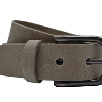Taupe heren riem van volnerf Italiaans leer