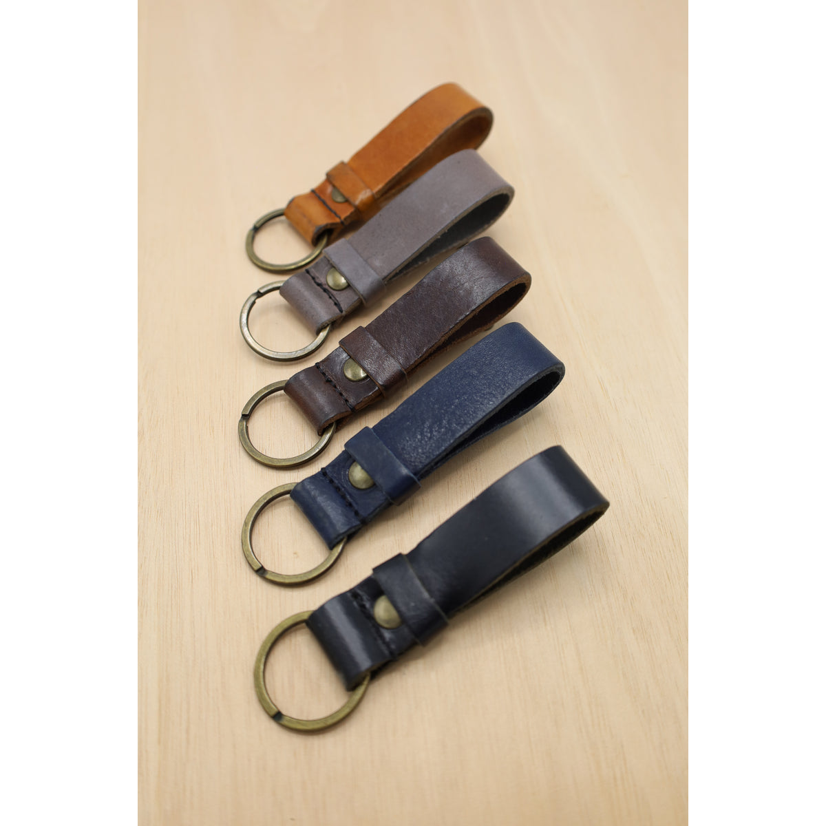 Vintage Sleutelhanger met naam of logo