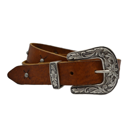 3cm brede cognac western riem