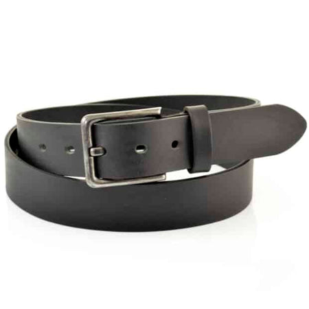 3.5cm brede zwarte stevige riem van buffelleer